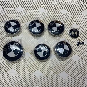 BMW 7 piece badge  Emblems & not just stickers‎ Q12
